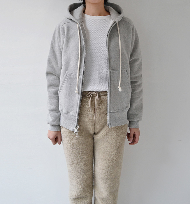 ANATOMICA ZIP UP SWEAT PARKA