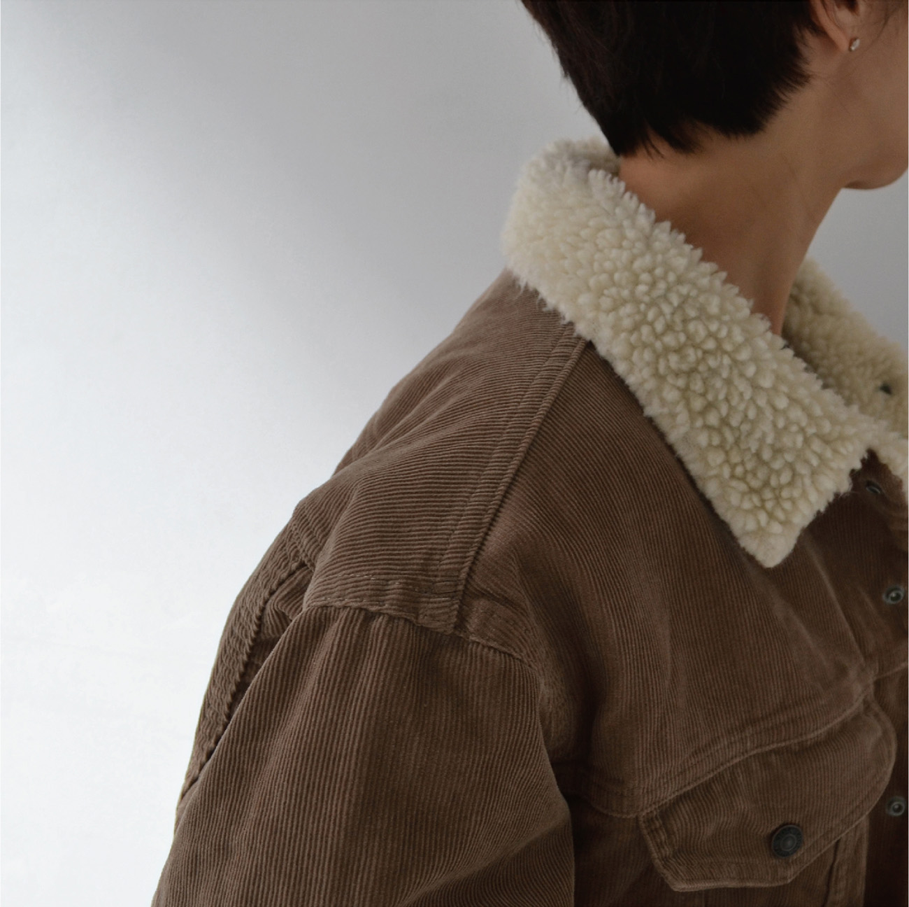 ✨極美品✨CIOTA コーデュロイボアライナージャケット サイズ5 ボアライナー コーデュロイジャケット / boa liner corduroy
