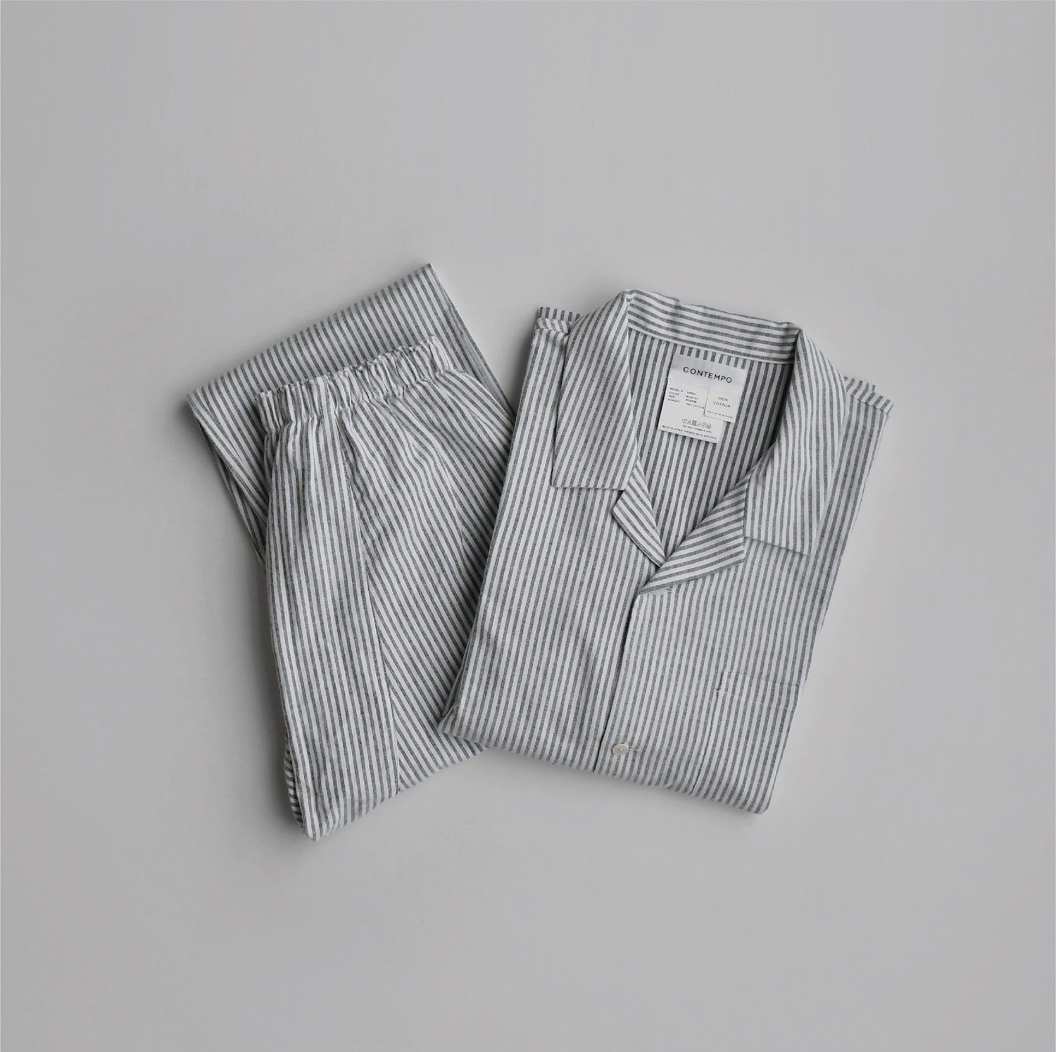 YAECA CONTEMPO パジャマシャツ YAECA (ヤエカ) CONTEMPO PAJAMA SHIRT DRESS / コンテンポパジャマ